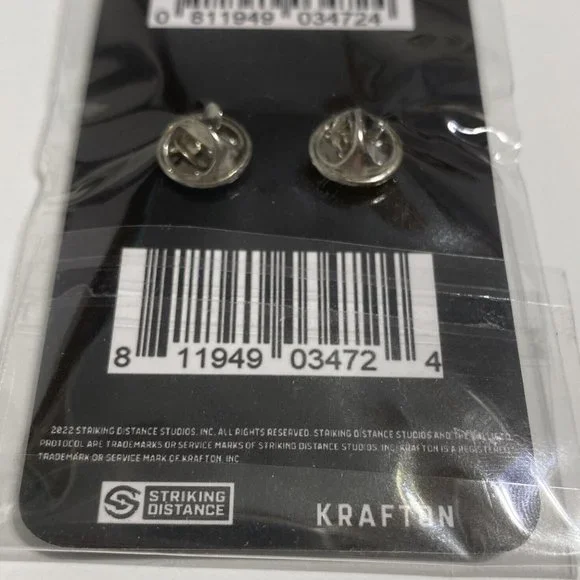 The Callisto Protocol Special Edition Launch Promo Pin Badge Swag Sealed NEW - Picture 3 of 7